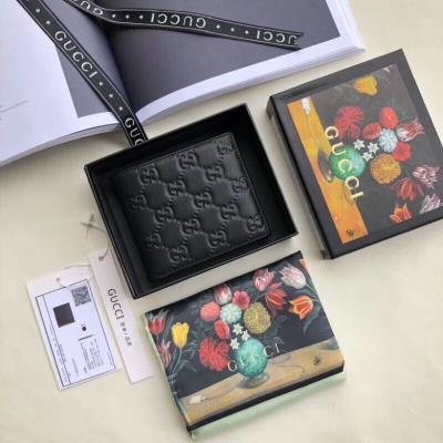 cheap quality Gucci Wallet Black hh20200613